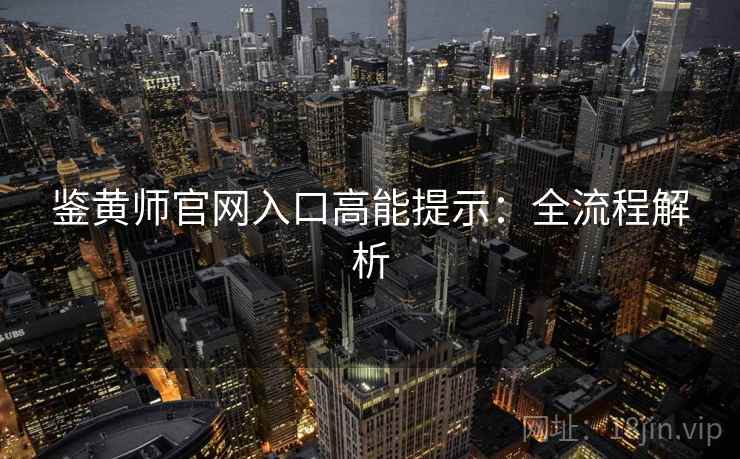 鉴黄师官网入口高能提示：全流程解析